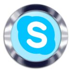 Skype logo representing video calls, online communication, and virtual meetings by TLD USA