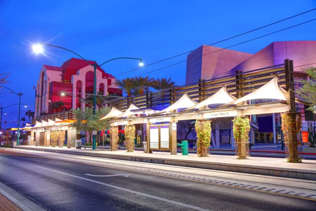 Mesa Arizona street view at night by TLD USA