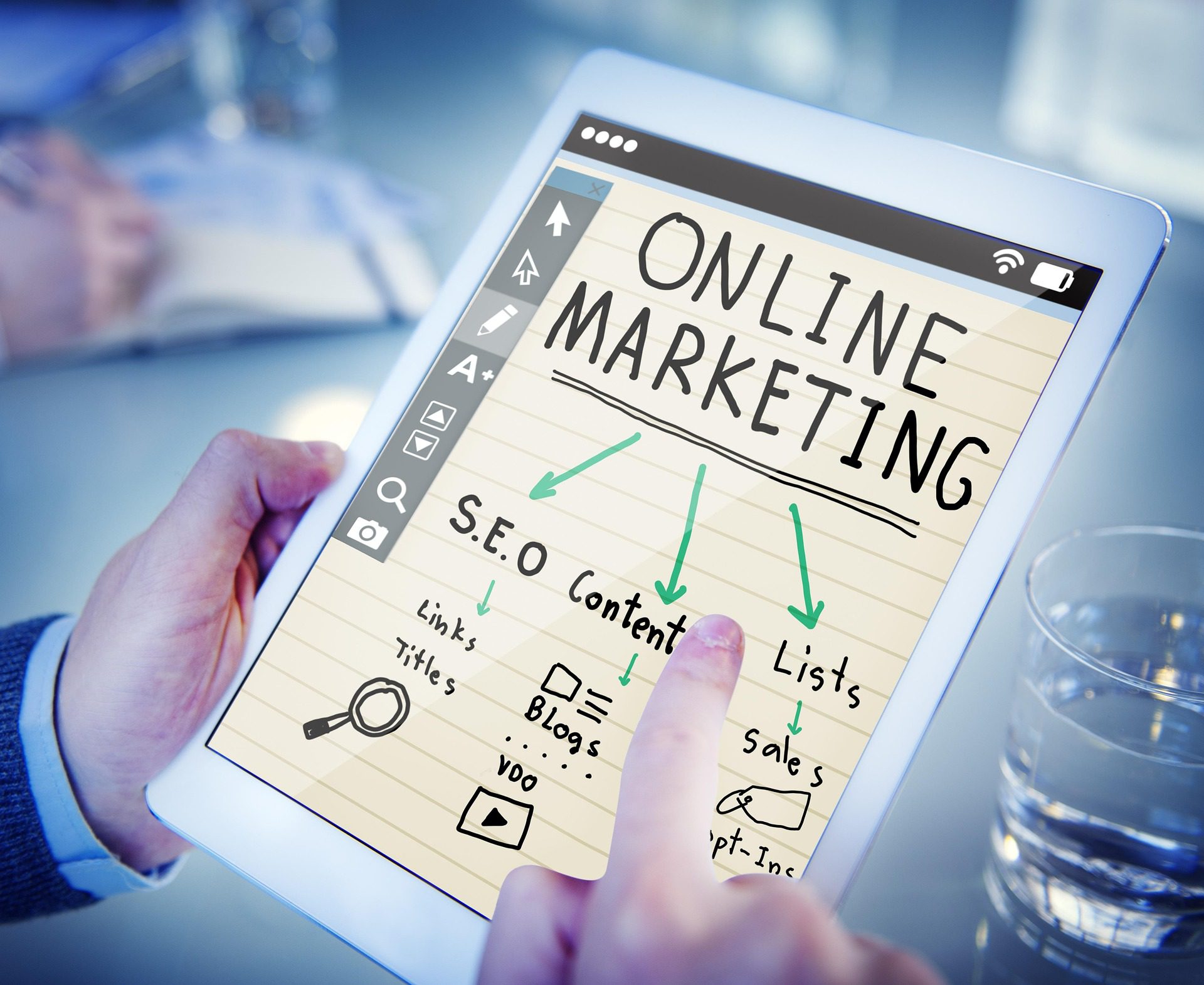 Digital marketing agency in Scottsdale reviewing local business strategy with TLD USA Arizona's Full Service Digital Agency