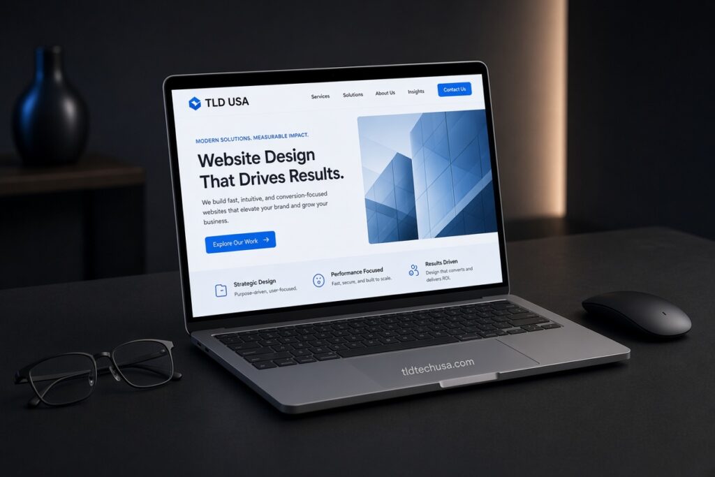 Professional web design for Arizona businesses by TLD USA