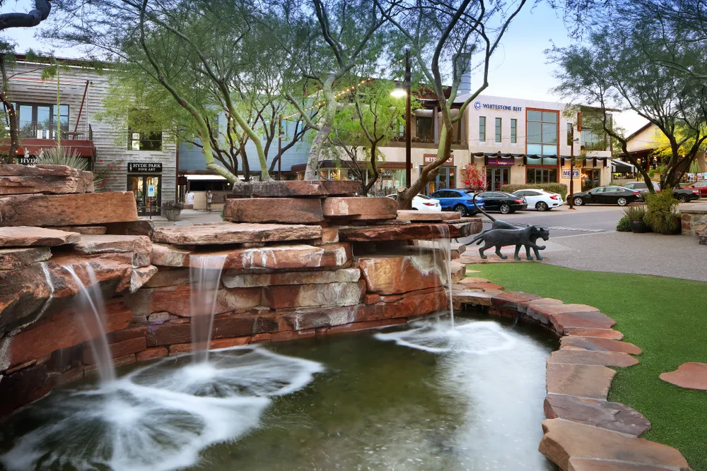 DC Ranch Marketplace entrance sign in North Scottsdale Arizona presented by TLD USA Digital Marketing