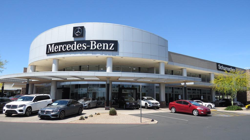 Mercedes-Benz dealership in Scottsdale, Arizona near the Loop 101 corridor