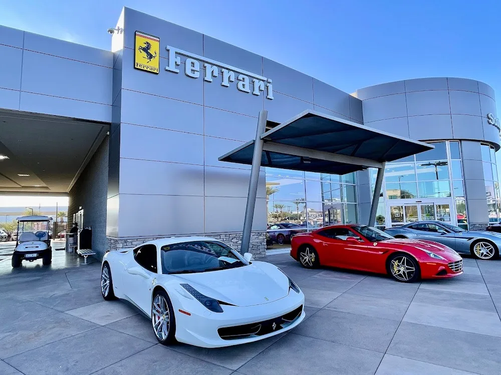 Ferrari dealership in Scottsdale, Arizona along the Loop 101 corridor